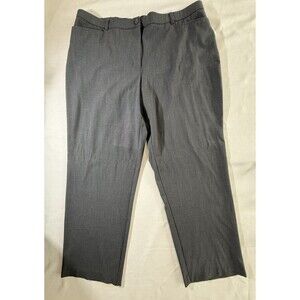 George Think Slim Line Women’s Straight Leg Grey Trousers Size 20W